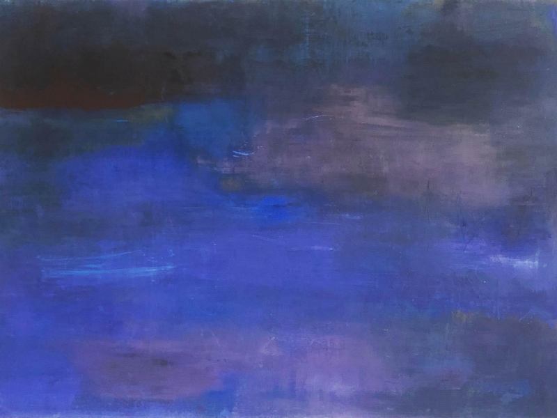 NUBI DI FIDUCIA, Clouds of trust, Nuages ​​de confiance - Acrylic on paper and canvas  145x104 cm (57.1’’x 40.9’’)  Rome, 2020 - #2001